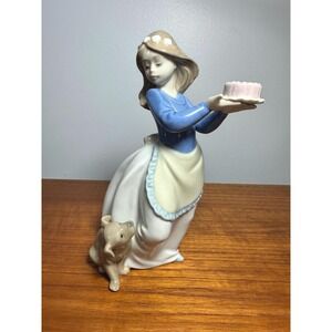 LlADRO FIGURE "PUPPY'S BIRTHDAY"  - DAISA 525 HAND MADE IN SPAIN - ORIGINAL 1987